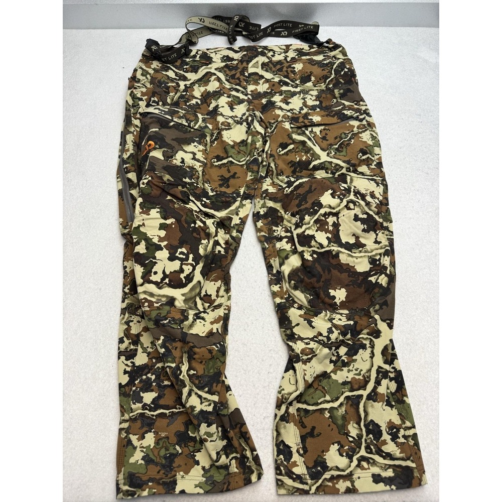 First Lite Corrugate Foundry Pants Mens 44x33 Camo Cargo Hunting Stretch Outdoor